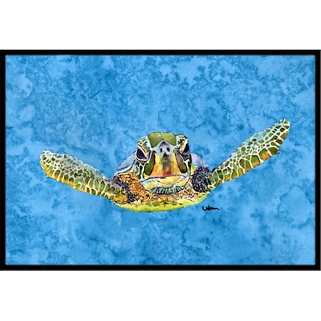 Carolines Treasures Turtle Indoor Or Outdoor Doormat, 24 x 36 in. CA75176